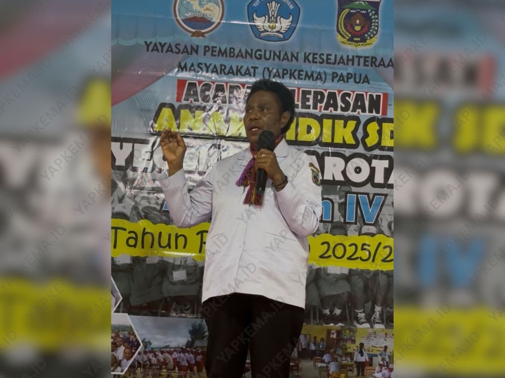 Kepala Bidang SD Dinas Pendidikan Kabupaten Paniai, Neli Nawipa (Dok. Yapkema)